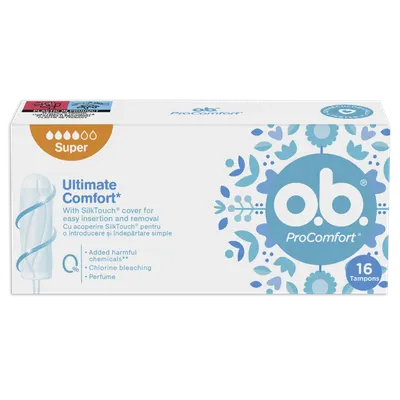 Tampoane Pro Comfort Super, 16 bucati, Johnson&Johnson