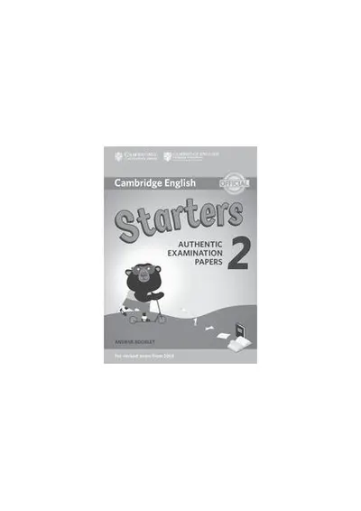 Cambridge English Young Learners 2 for Revised Exam from 2018 Starters Answer Booklet - Paperback brosat - Martin Lisboa, Michael Handford