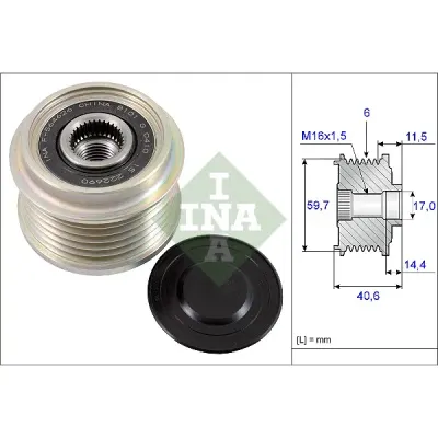 Sistem roata libera, generator INA 535 0227 10