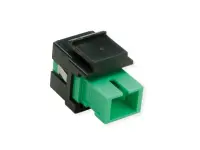 Keystone fibra optica SC Simplex APC Singlemode OS2, Roline 21.17.0052