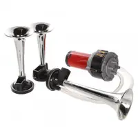 Claxon 12V cu 3 goarne si compresor