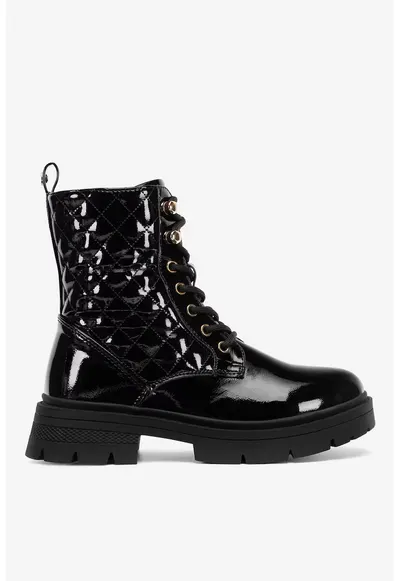 Ghete dama 5905588887171 - Sintetic - Negru - Negru