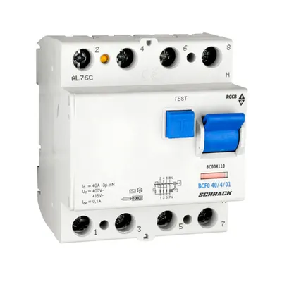Intreruptor diferential 40A 4poli 100mA