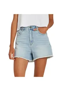 Pantaloni scurti dama denim - cinci buzunare - albastru -