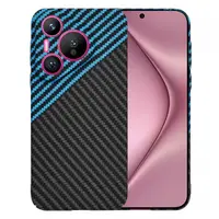 Husa pentru Huawei Pura 70, Techsuit, Carbonite FiberShell, Neagra Bleu