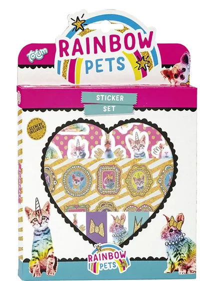 Set stickere Totum Rainbow pets