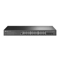 Switch cu 24 porturi Gigabit TP-Link Omada TL-SG3428, 4 porturi SFP, 56 Gbps, 41.66 Mpps, 16.000 MAC, cu management