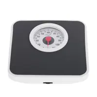 Cantar corporal mecanic Adler AD 8178, Precizie 1 kg (Negru/Alb)