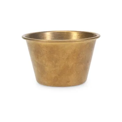 Bol mic auriu pentru servire din metal 110 ml Serve – BonBistro