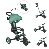 Tricicleta Globber Explorer 4 in 1 pliabila, culoare verde pal