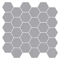 vidaXL Placă hexagonală 50 buc. Gri 30 x 30 cm Poliuretan și PET