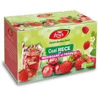 Ceai rece cu merisoare si fragute, Fares | 12 plicuri