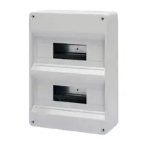 Enclosure Pre-Arranged Fpr Terminal Block - With Door - Walls With Perforation Center - 24+2 Module - Ip40