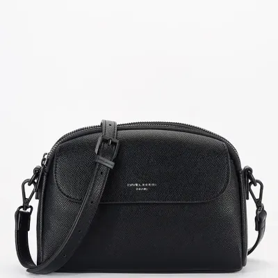 Borseta neagra crossbody David Jones Paris CM8330 15