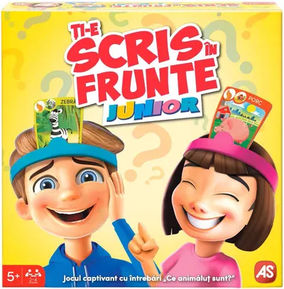 Joc de societate AS Games - Ti-e scris in frunte Junior