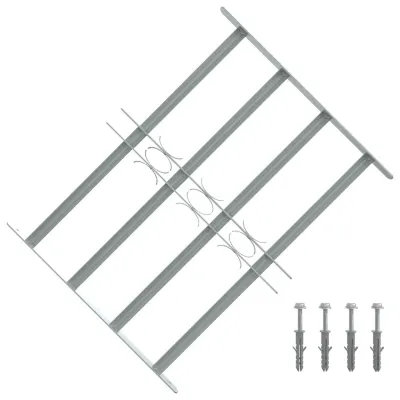 Grilaj de siguranță pentru ferestre cu 4 bare transversale 500-650 mm