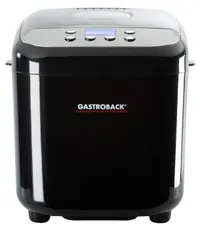 Mașină de copt pâine Gastroback - DESIGN PRO, 500W, 19 programe, negru