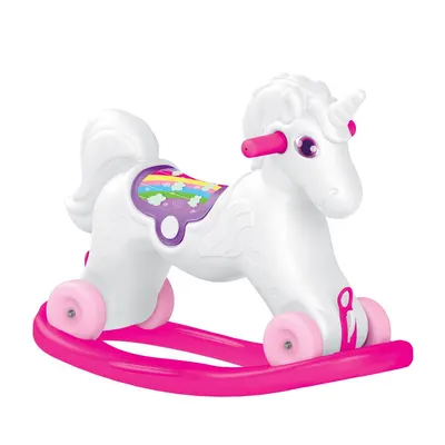 Balansoar Unicorn cu roti Dolu