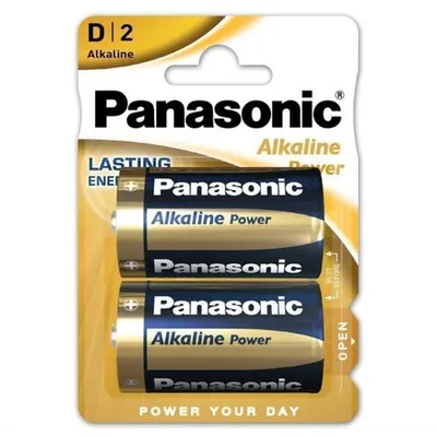 Baterii D R20, blister 2 Buc. Panasonic Bronze