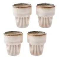Cești crem 4 buc. pentru espresso din ceramică 100 ml Tone – Dakls