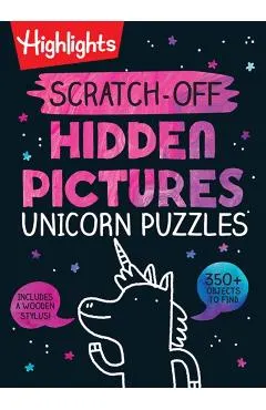 Scratch-Off Hidden Pictures Unicorn Puzzles