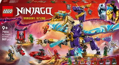 Constructor LEGO Ninjago - Arca, dragonul concentrării (71836)