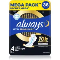 Always Ultra Secure Night Size 4 absorbante pentru noapte