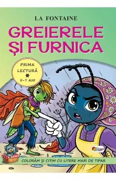Greierele si furnica. Prima lectura 5-7 ani