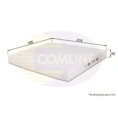 Filtru, aer habitaclu COMLINE EKF188