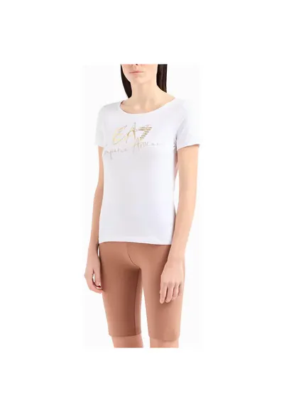 Tricou EA7 Logo Series - TJFKZ-3DTT26-0101 29552 - Alb