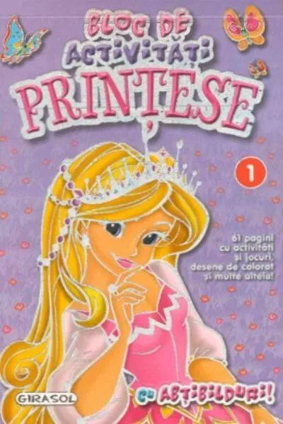 Bloc de activități. Prințese 1 - Paperback brosat - ***