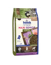 BOSCH Maxi Senior Hrana uscata caini seniori talie mare, cu pasare si orez 1 kg