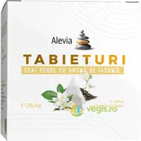 Tabieturi Ceai Verde cu Aroma de Iasomie 12 plicuri piramida