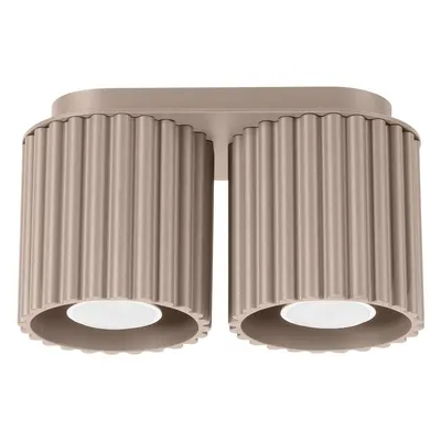 Spot taupe din metal 10x21 cm Zora – Sollux