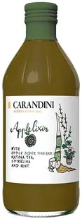 Applelixir Oțet de mere cu matcha, spirulină și mentă, 500 ml, Carandini