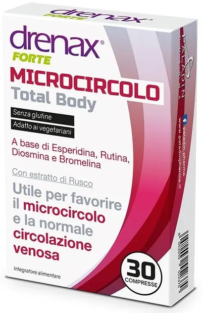 Drenax Forte Microcircolo Total Body, 30 tablete, Paladin Pharma