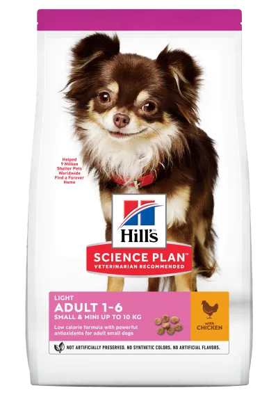 Hrana uscata caini, Hill's Science Plan Canine Adult Small and Mini Light Chicken, 6 kg