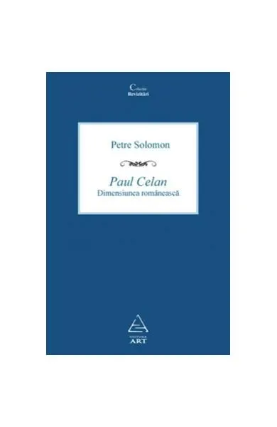 Paul Celan - Hardcover - Petre Solomon