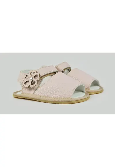 Sandale Barefoot din piele naturala - Violet - Roz - Roz pal