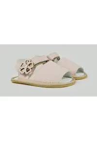 Sandale Barefoot din piele naturala - Violet - Roz - Roz pal