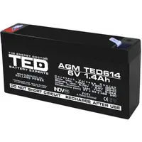 Acumulator 6V 1.4Ah F1, AGM VRLA, TED Electric TED002839