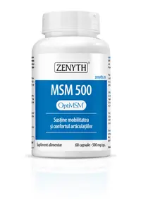 MSM 500mg, 60 capsule, Zenyth