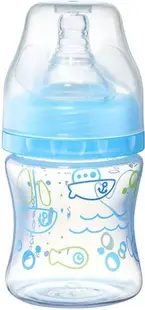 Sticluță cu gură largă Babyono - 402/03, albastru, 120 ml