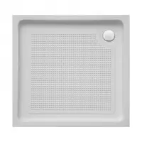 Cadita de dus patrata, acril, alba, 80x80x15 cm, Belform, Bella