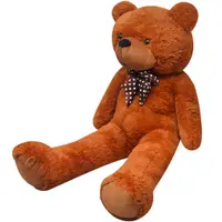 vidaXL Ursuleț de pluș moale de jucărie XXL, maro, 85 cm