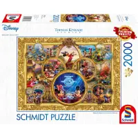 Puzzle Thomas Kinkade - Disney - Mickey & Minnie, Dream Collage II 2000