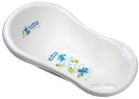 Cadă pentru bebeluși cu scurgere Lorelli - The Smurfs, 84 cm, alb