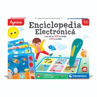 Joc educativ, Clementoni, Agerino, Enciclopedie electronica cu pix, 3-5 ani