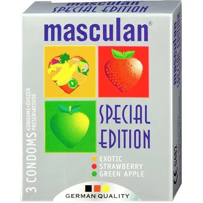 Prezervative Masculan Arome Fructe 3 Bucati