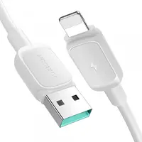 Cablu Date si Incarcare USB-A - Lightning Joyroom S-A14, 18W, 1.2m, Alb